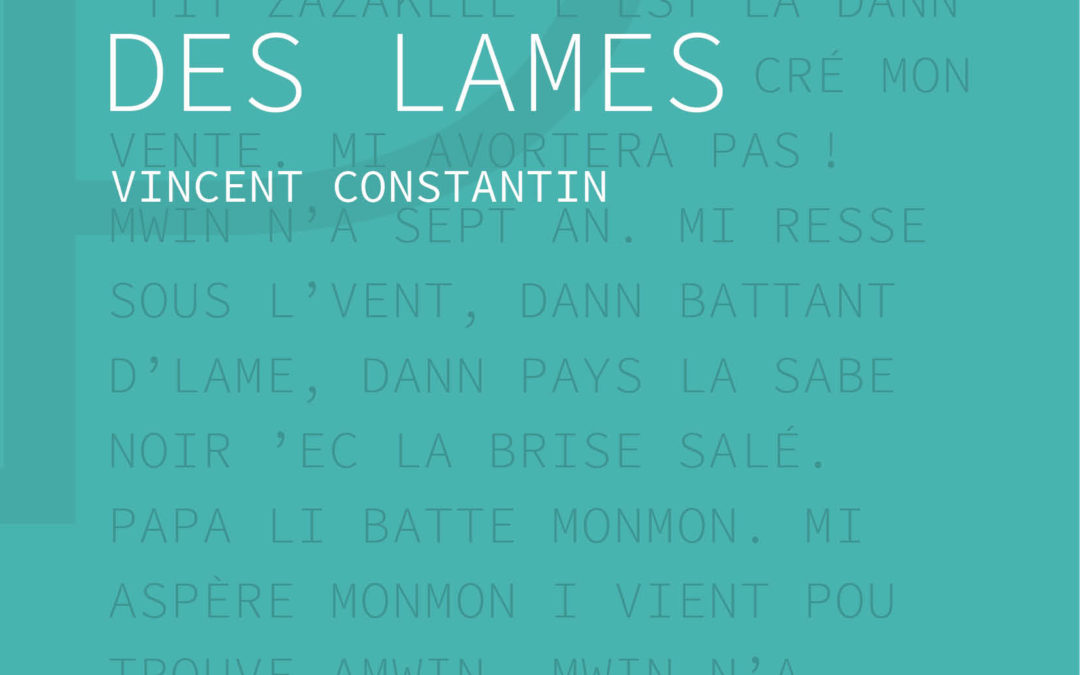 DANS LE BATTANT DES LAMES, Vincent Constantin