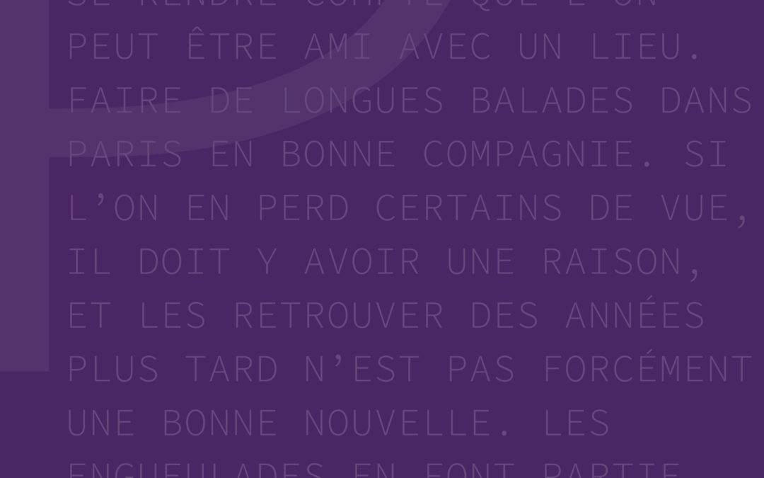 DES AMIS DE LONGUE DATE, Michèle Cohen