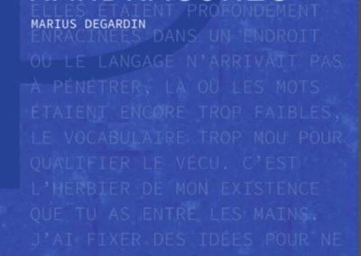 LES MANDRAGORES, Marius Degardin